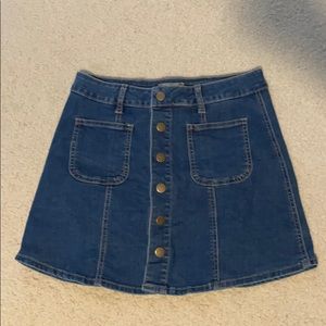 Gently worn jean skirt